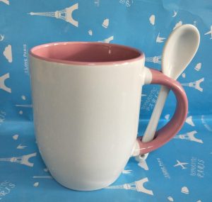 Taza personalizada con cuchara